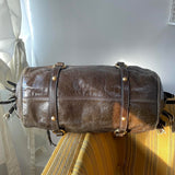 ✨ Authentic Vintage Dark Brown Leather Miu Miu Vitello Lux Bag Pre-owned ✨