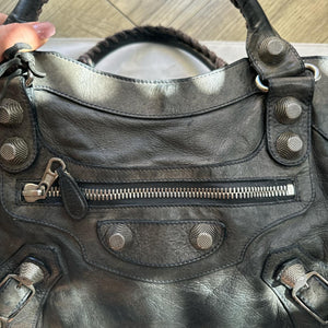 ✨ Authentic Balenciaga city bag gaint in black/grey Pre-owned ✨
