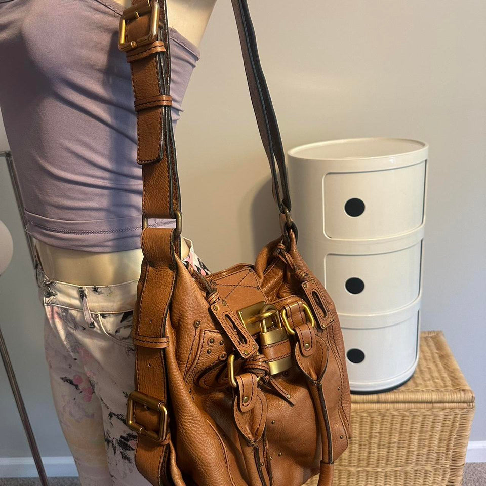 PreOwned Chloe Paddington Bag Caramel