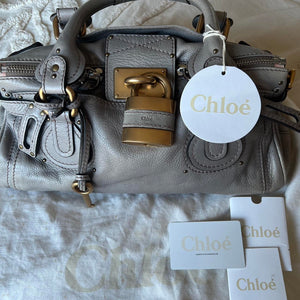 💖Gorgeous authentic grey Chloé Paddington bag💖