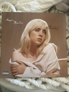 Billie Eilish Happier Than Ever Vinyl Signed On The Cover (OG SIGNATURE)