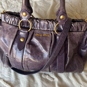 💖Authentic purple Miu Miu Vitello bag💖