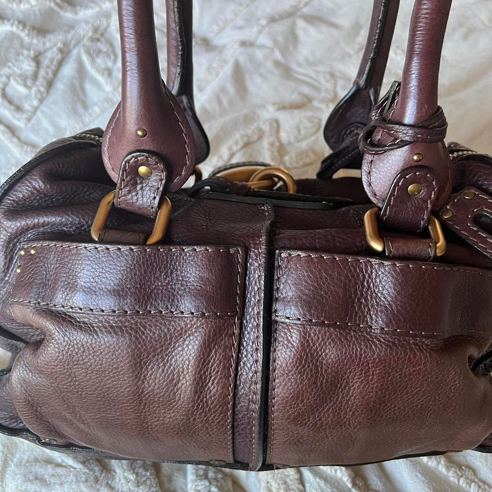 💖Rare authentic dark brown Chloé Paddington bag💖
