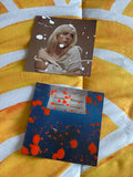 Billie Eilish Happier Than Ever MV Roof Tile w/CoA + Splatter Paint Art Cards