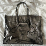 ✨ Authentic METALLIC BALENCIAGA PAPIER BAG Pre-owned ✨