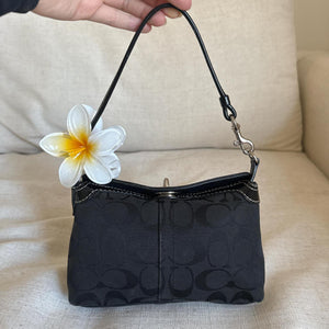 Cutest mini turn-lock coach bag in very good