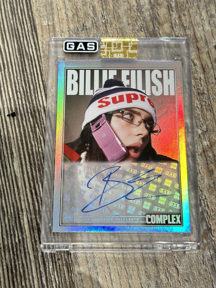 Billie Eilish x Complex Autographed Signed Rainbow Foil GAS Trading Card 35/40