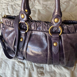 💖Authentic purple Miu Miu Vitello bag💖