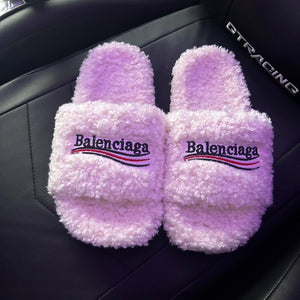 White Balenciaga Slides Brand new