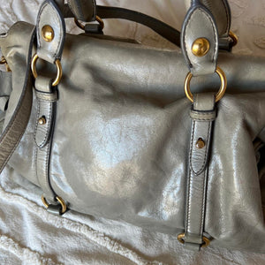 💖Authentic light grey Miu Miu Vitello Lux Bow bag💖