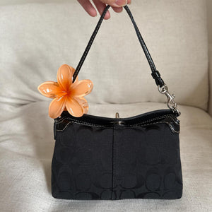 Cutest mini turn-lock coach bag in excellent