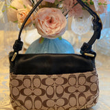 Coach monogram vintage shoulder bag