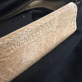 PreOwned Balenciaga motorcycle weekender leather bag