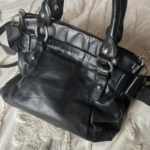 💖Authentic black mini Miu Miu Vitello Lux Bow bag💖