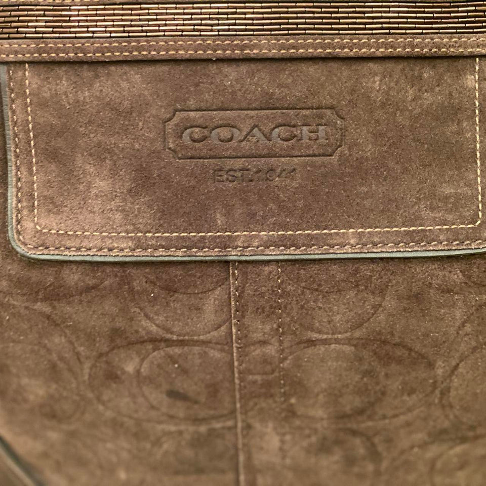 💖 Coach suede vintage brown bag 💖