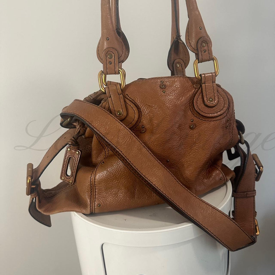 PreOwned Chloe Paddington Bag Caramel