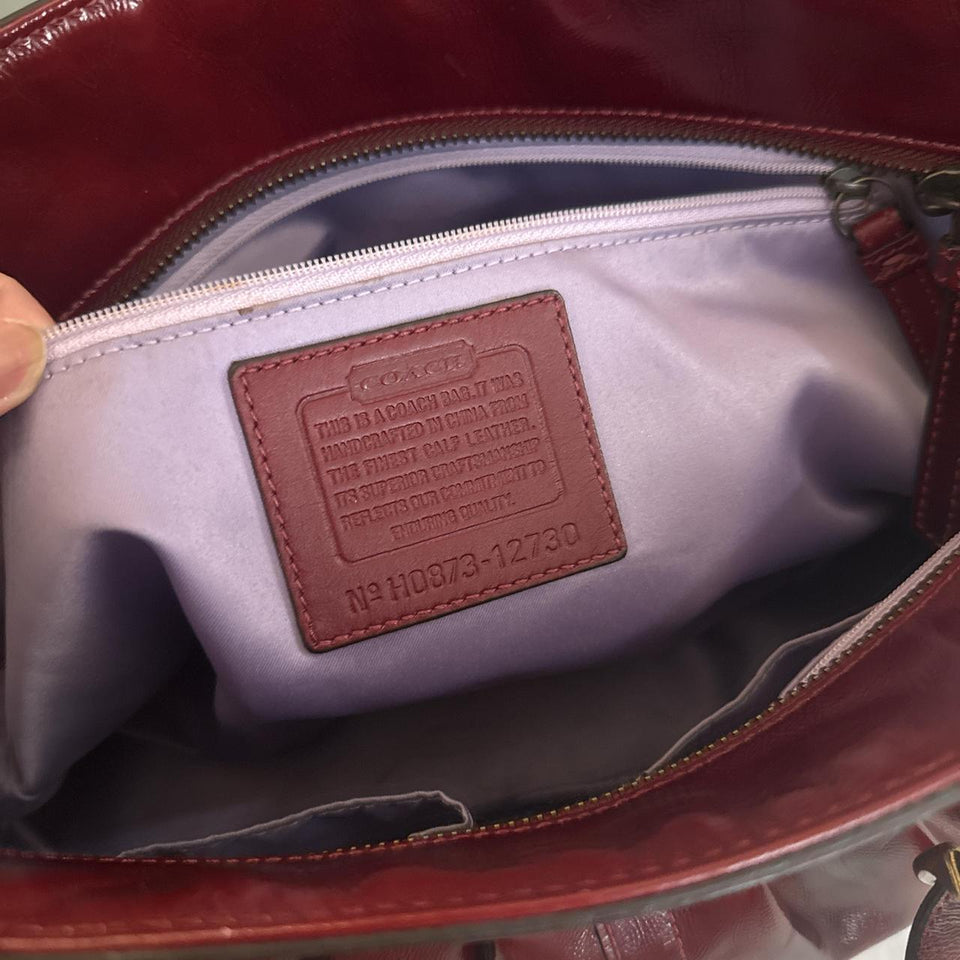 Beautiful soft leather coach bag in very good condition