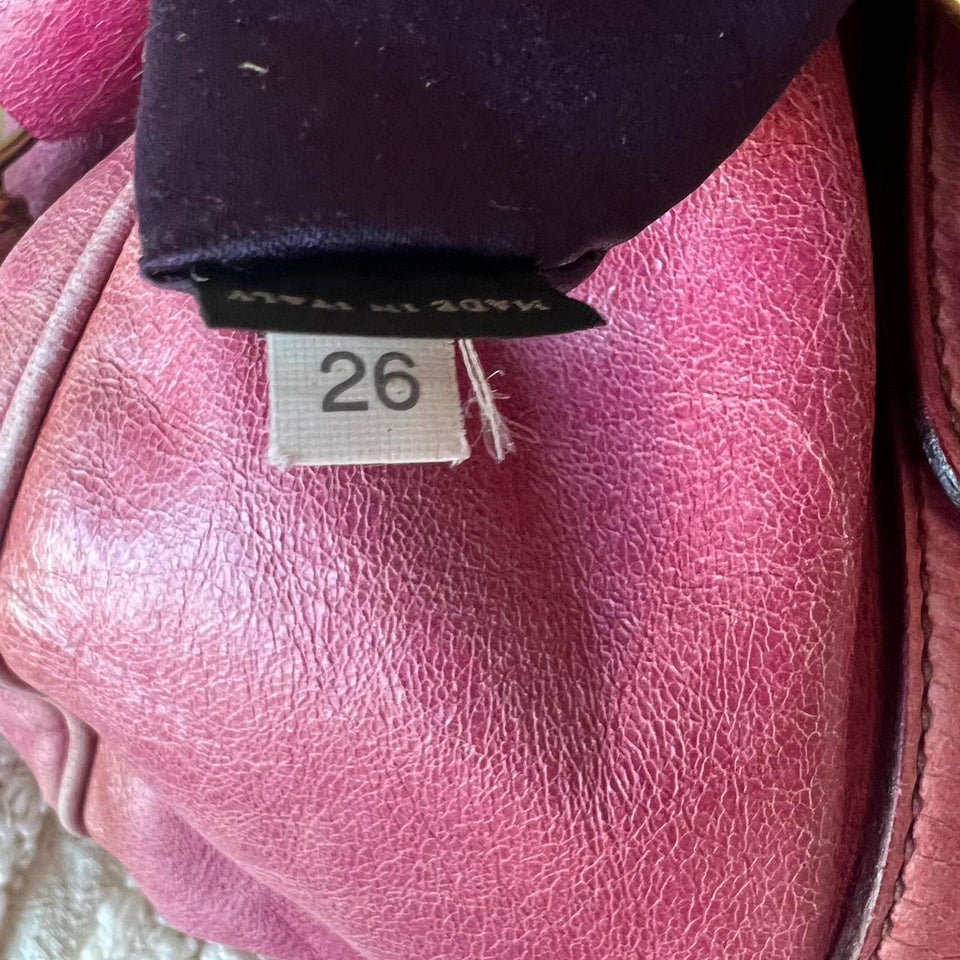 💖Gorgeous authentic pink Miu Miu Vitello Lux Bow bag💖