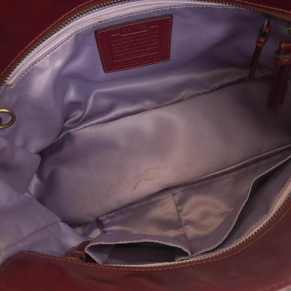 Beautiful soft leather coach bag in very good condition