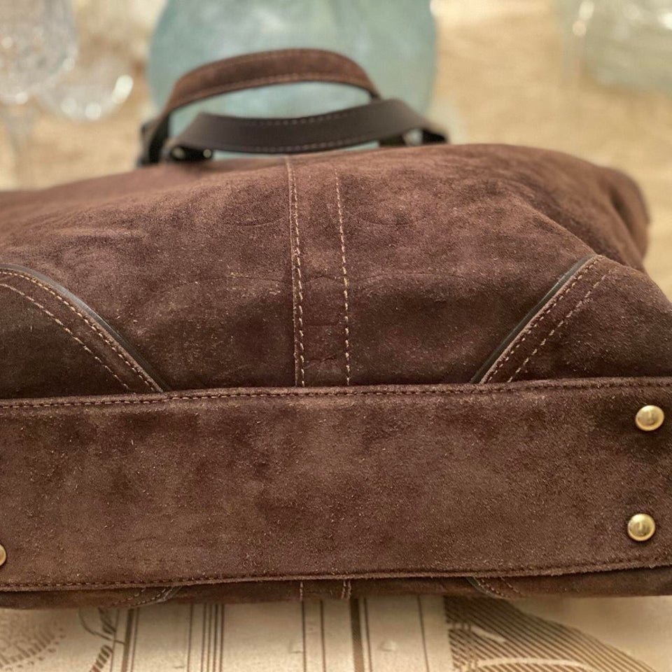 💖 Coach suede vintage brown bag 💖