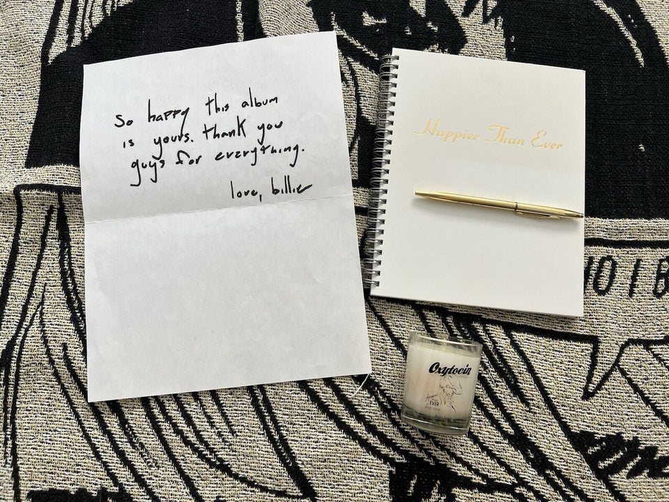Billie Eilish Happier Than Ever Fan Pr Box With Exclusive Oxytocin Candle 2021