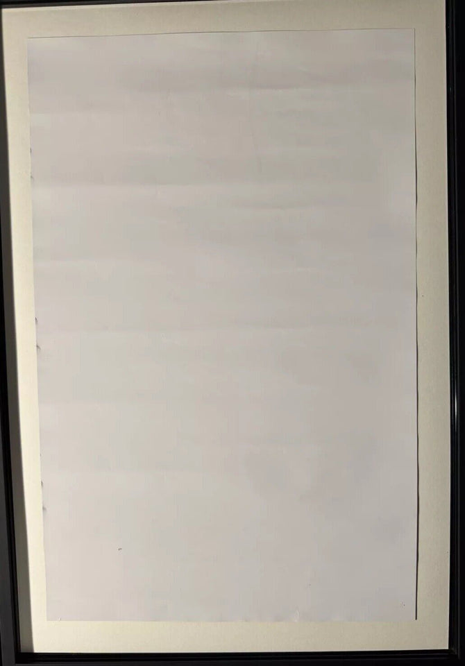 Billie Eilish Signed 1 By 1 Tour 2019 Poster W Lanyard, String Bag & Frame