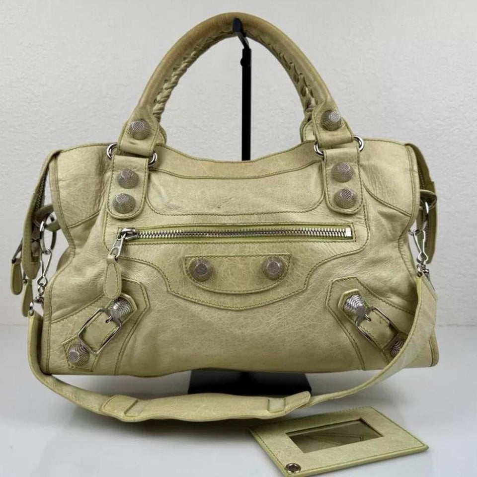 PreOwned BALENCIAGA CITY BAG YELLOW