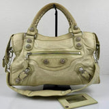 PreOwned BALENCIAGA CITY BAG YELLOW