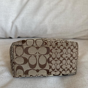 cutest mini patchwork coach bag in excellent