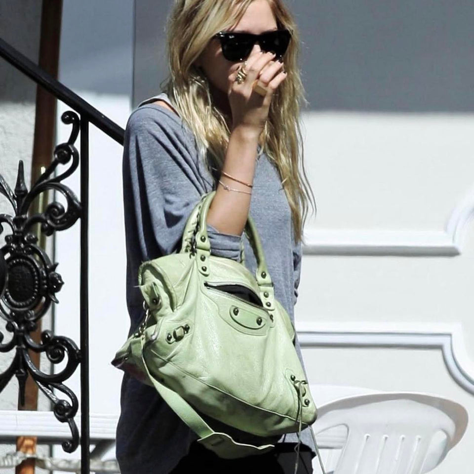 PreOwned BALENCIAGA CITY BAG YELLOW