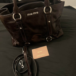 PreOwned dreamy Miu Miu leather bag