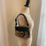 Coach monogram vintage shoulder bag