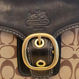 Coach monogram vintage shoulder bag