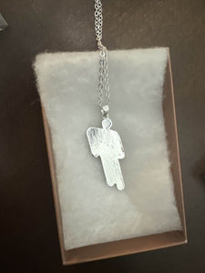Authentic! New! BILLIE EILISH Blohsh Rhinestone Sterling Silver Necklace