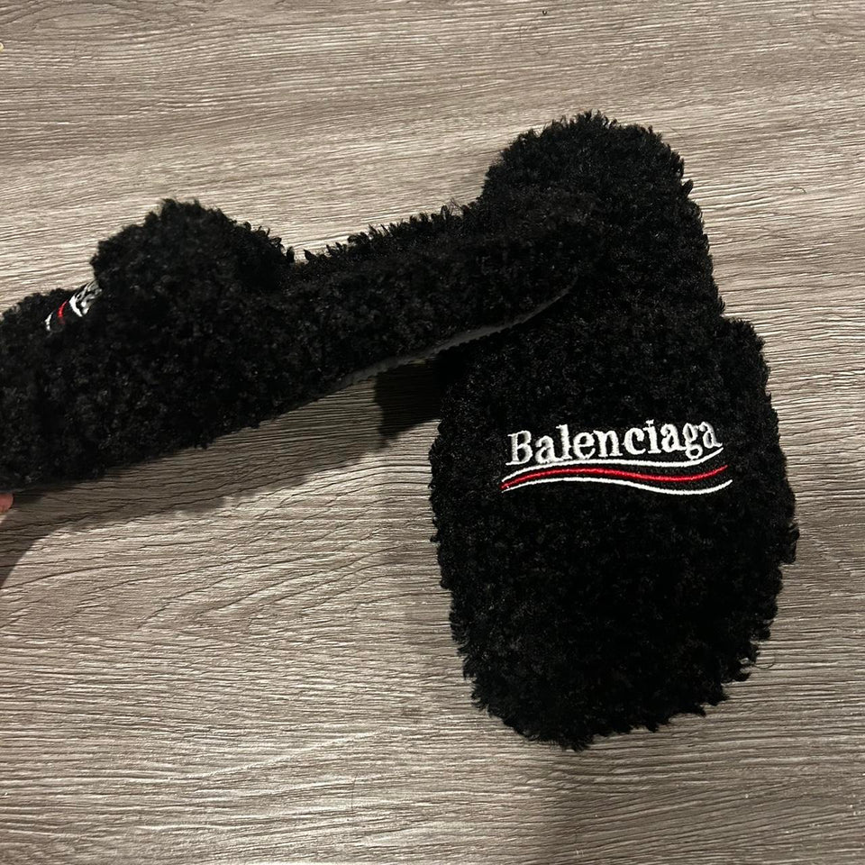 Black Balenciaga Slides Brand New